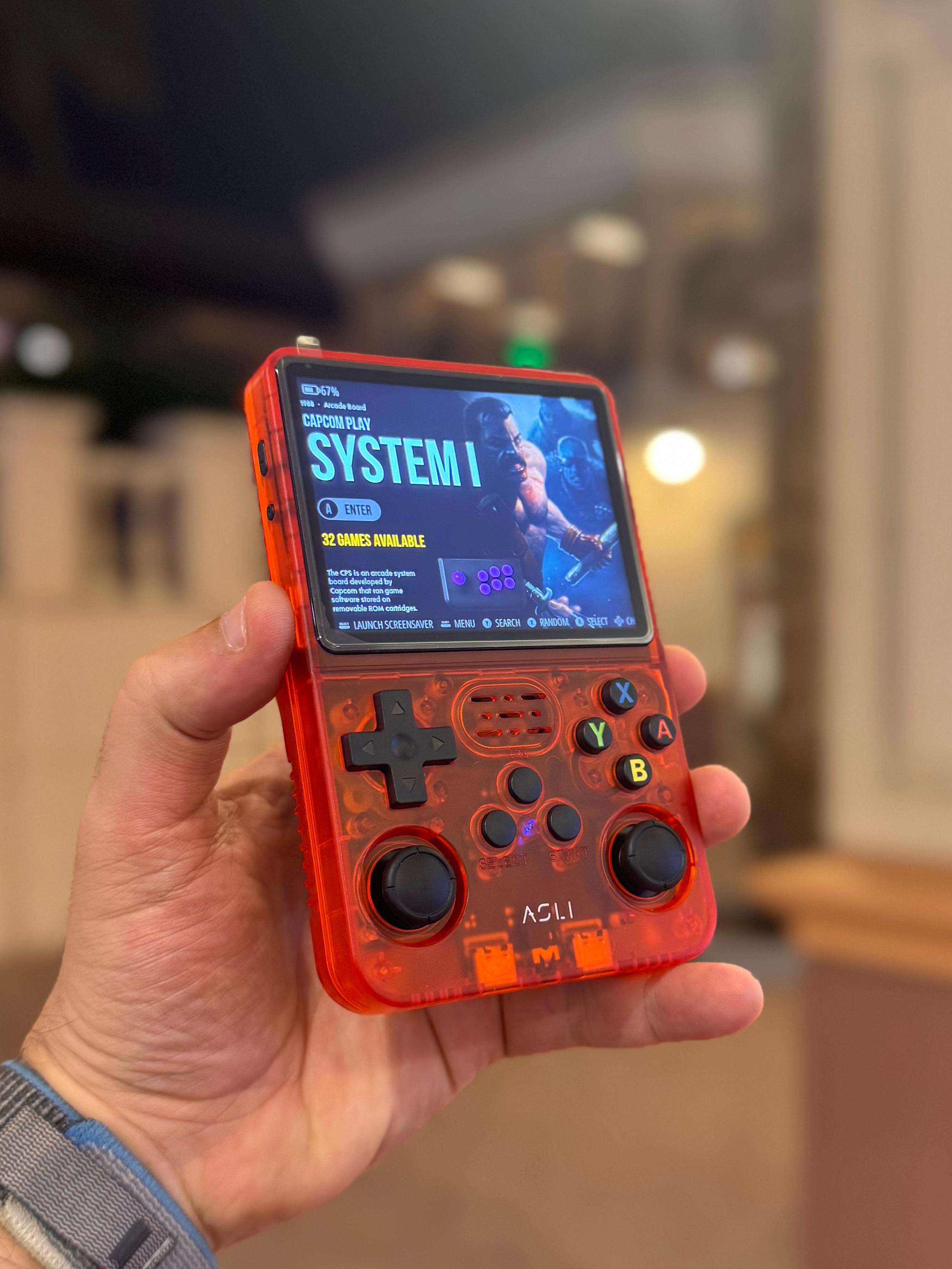 Asli Global Xretro Engine 3.5 Xretro Handheld Game Console With Linux System 128GB | Orange Asli Global Xretro Engine 3.5 Xretro Handheld Game Console With Linux System 128GB | Orange